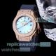 Iced Out Hublot Classic Fusion 33 Ladies Watches Rose Gold Copper Dial Quartz (3)_th.jpg